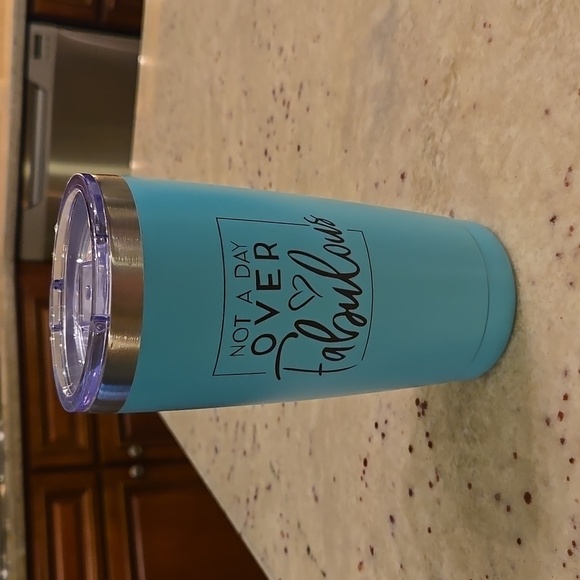 Not a Day Over Fabulous Stainless Steel Tumbler - Picture 1 of 6